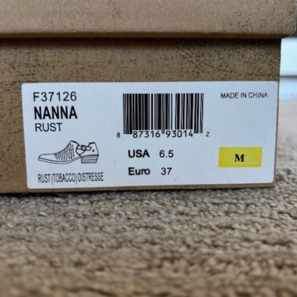 Born Women's Nanna Rust Ankle Boots in Perfect Condition - Picture 8 of 8